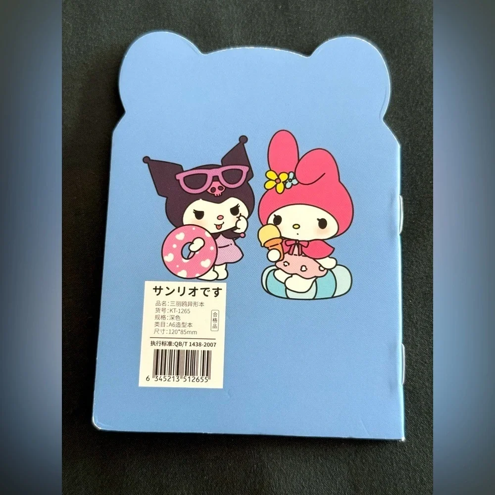 Cute My Melody & Kuromi at Beach Small Notebook-Sanrio- Great for taking notes